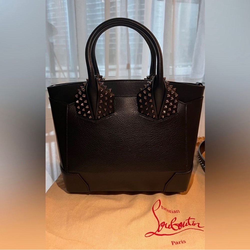 Christian Louboutin Black Tote with Stud Accents